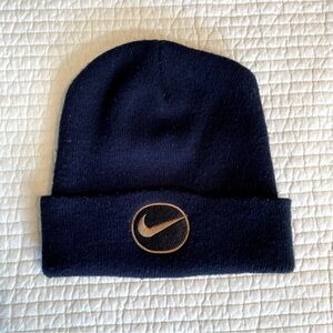 Nike Black Classic Logo Knit Hat Beanie Outdoor Gorpcore